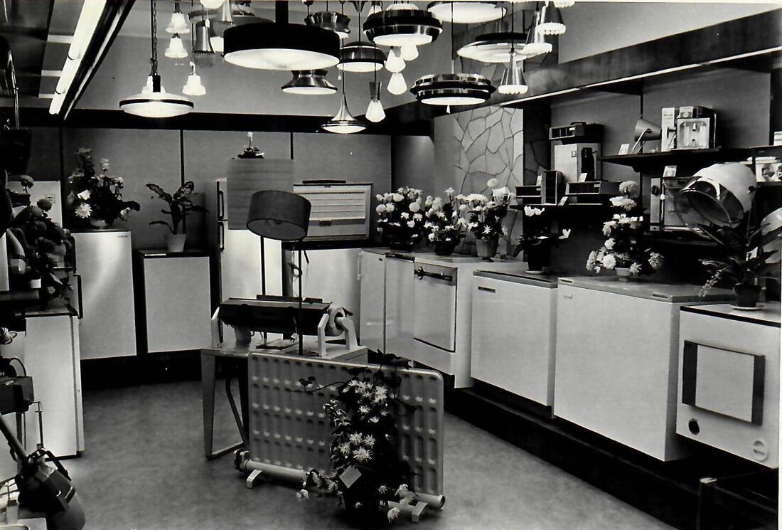 De winkel van Verjaal in 1969